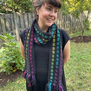 Colorful Crochet Scarf